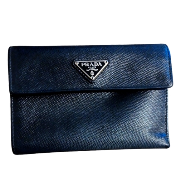 🖤PRADA SAFFIANO LEATHER COMPACT WALLET - Picture 15 of 15